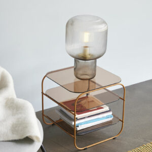 HUBSCH “<br>” ECHO TABLE D’APPOINT AMBRE