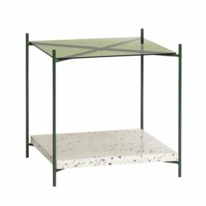 Hübsch “<br>” Niche Table d’appoint Vert/Terrazzo
